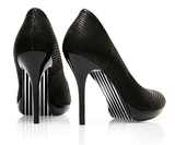 Straight up Stripes - Black - decorative shoe decal - newheeltips.com