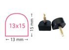 u-shaped 13x15 mm